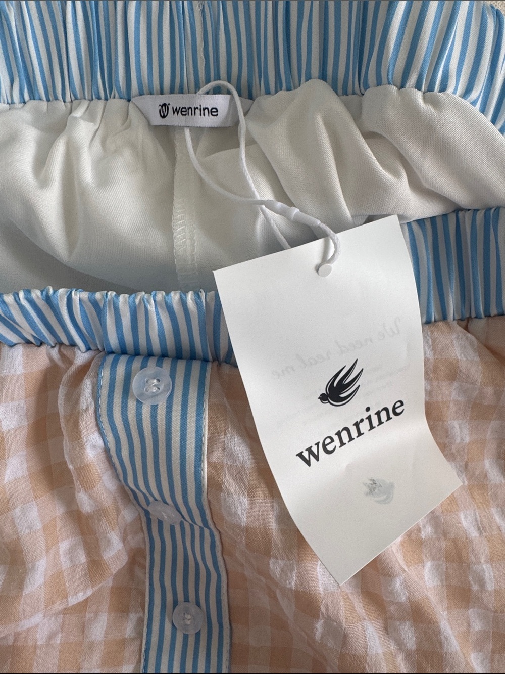 Tatum Gingham Bubble Skort by Wenrine - Picture 6 of 7